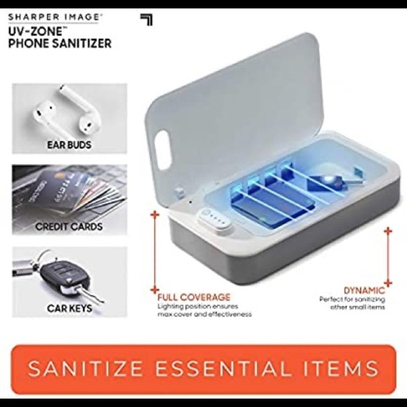 SHARPER IMAGE UV PHONE SANITIZER - Picture 6 of 7